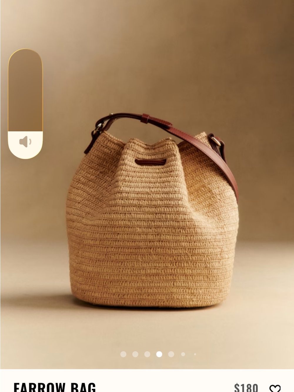 Sezane Farrow Bag Raffia - Picture 14 of 14